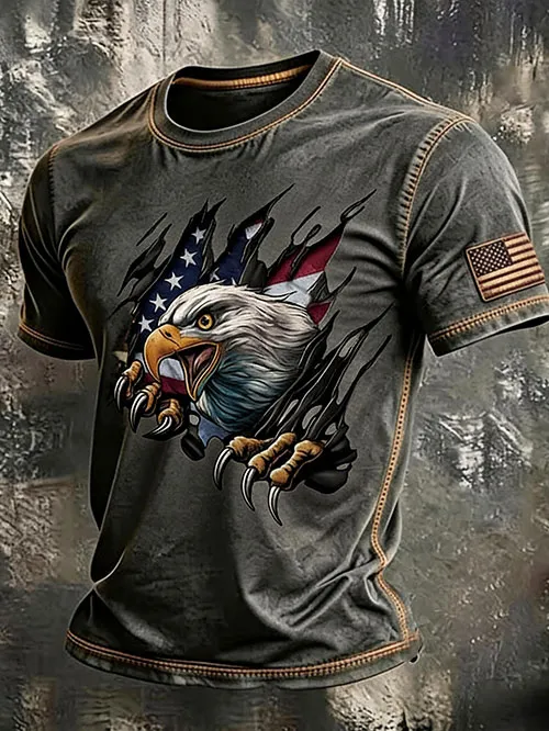 Men'S American Eagle Printed Casual T-Shirt