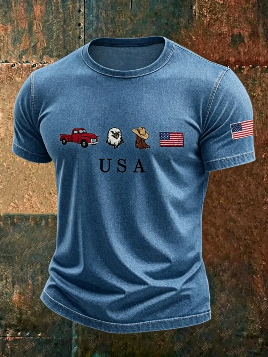 U.S. 250th Anniversary Print Men's T-Shirt