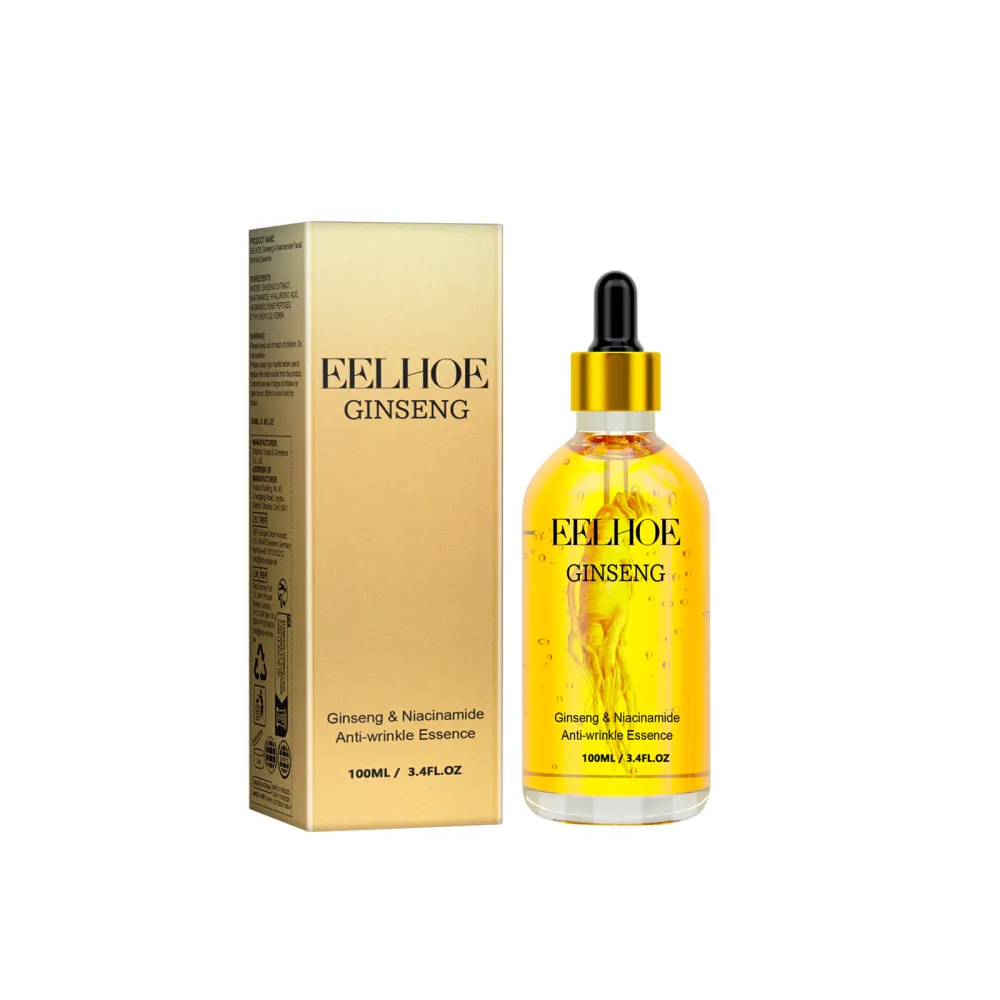 Ginseng essence liquid, facial skin moisturizing, fine and elastic skin care essence liquid for the corners of the eyes.