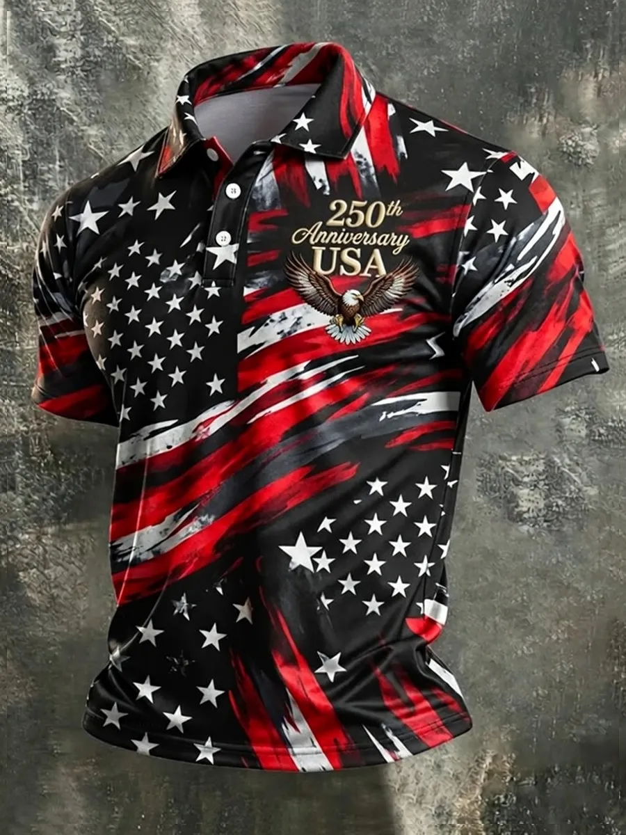 Men's 250th Anniversary Print Business Top