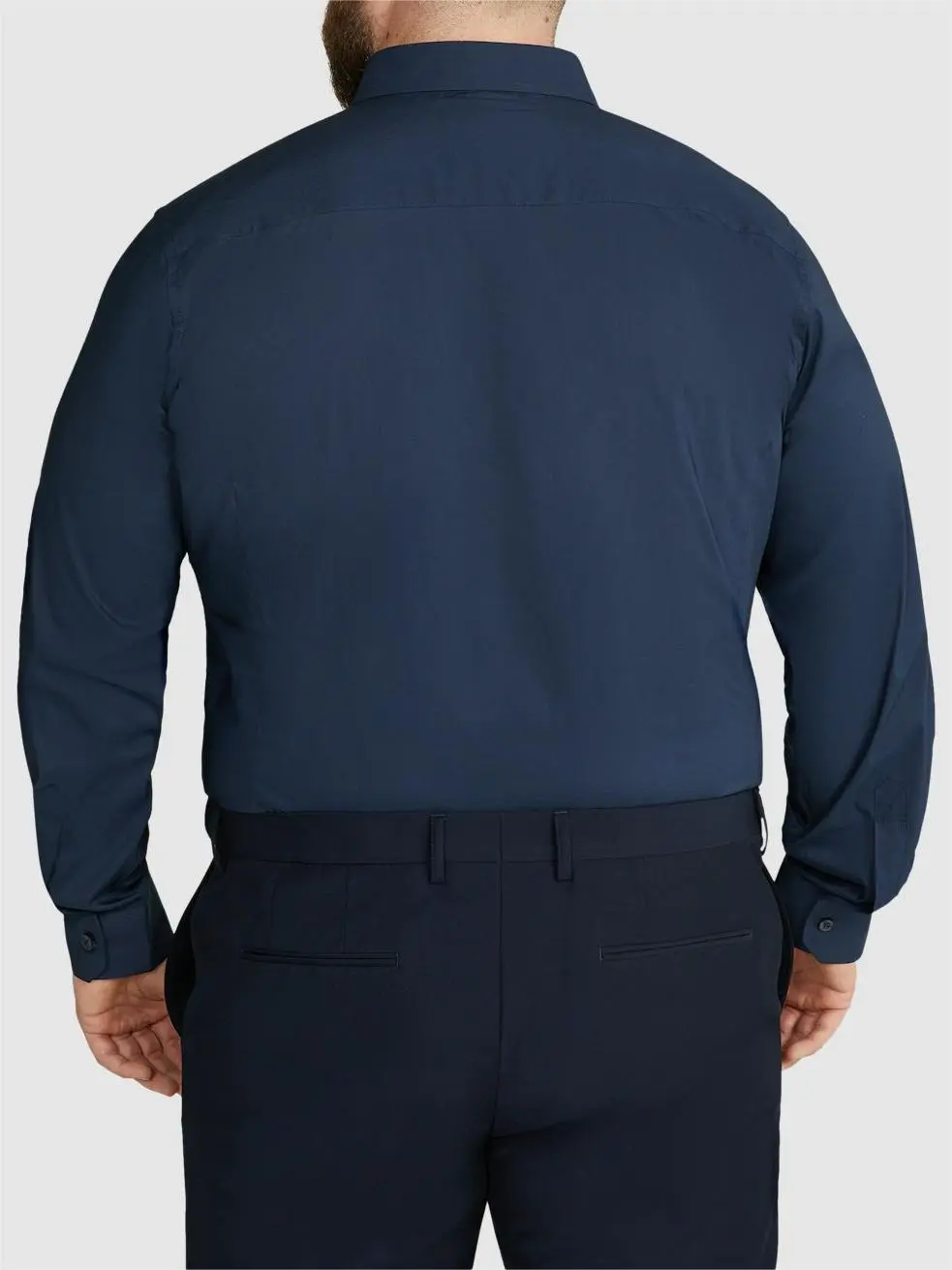 Plain Long-Sleeve Formal Shirts