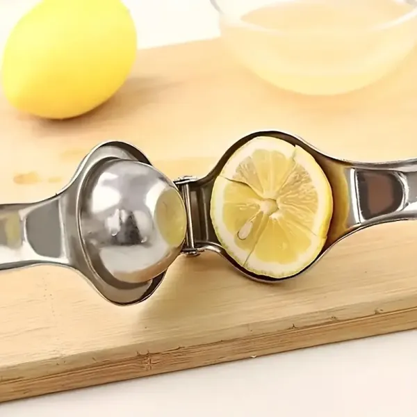 Silvery Stainless Steel Multi-Functional Fruit Press