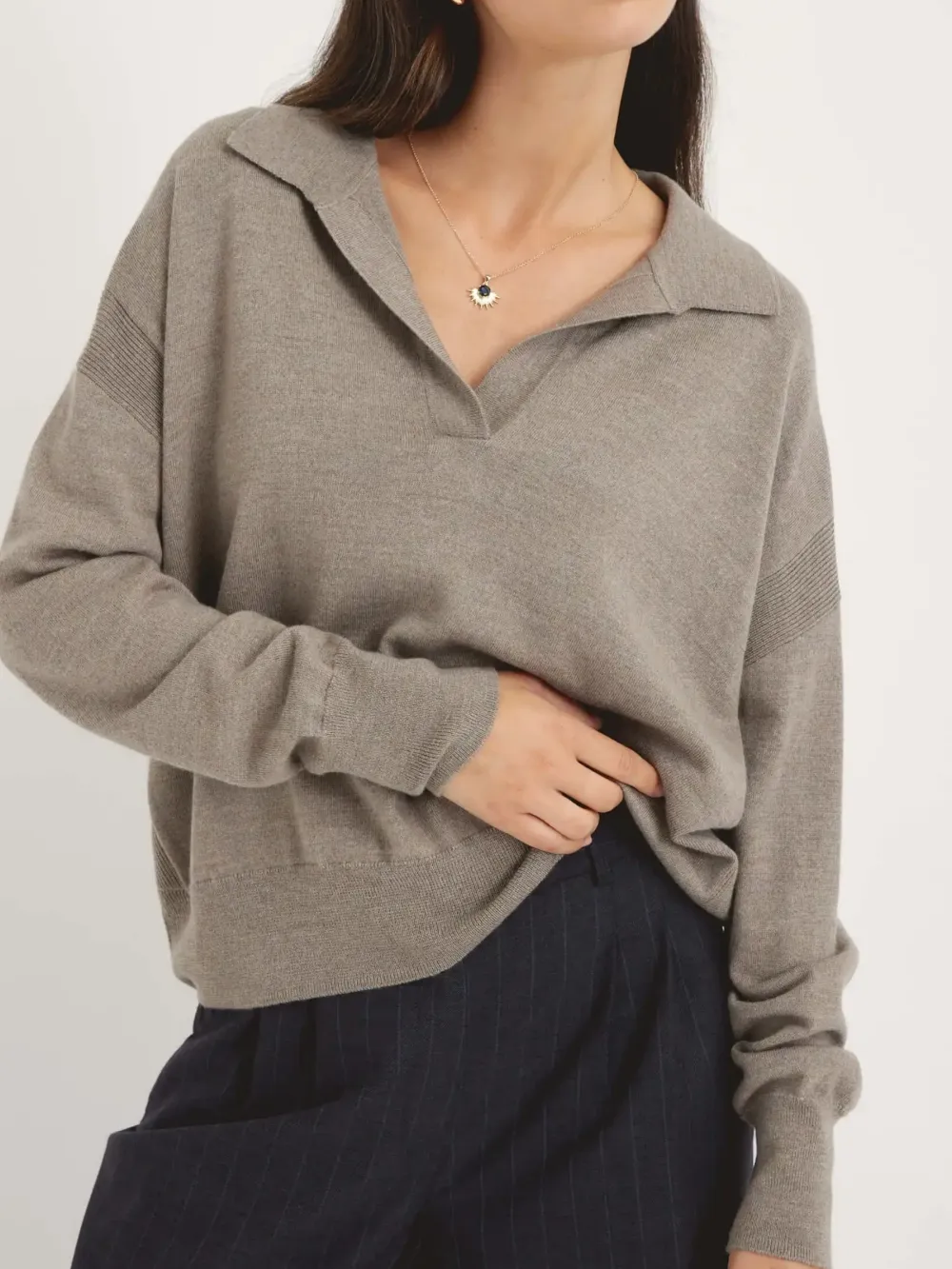 Chia Marle Henley Sweater