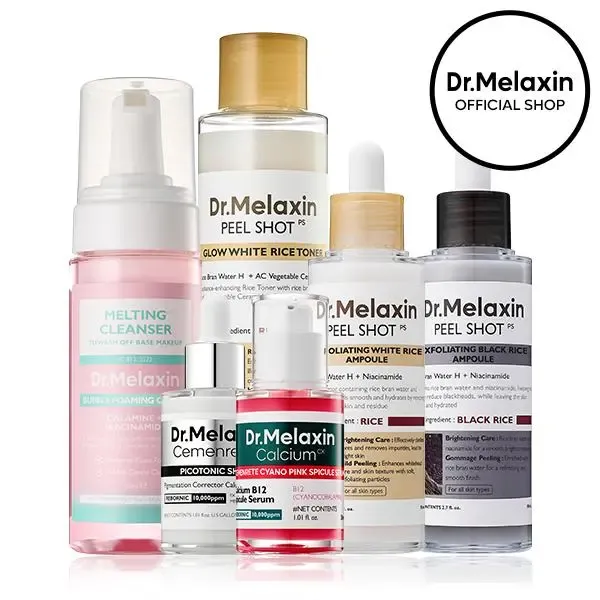 [Dr.Melaxin Official Shop] Lumi Glow Triple Care Set | Pore care & Fades Blemish Marks Exfoliating Deep cleansing