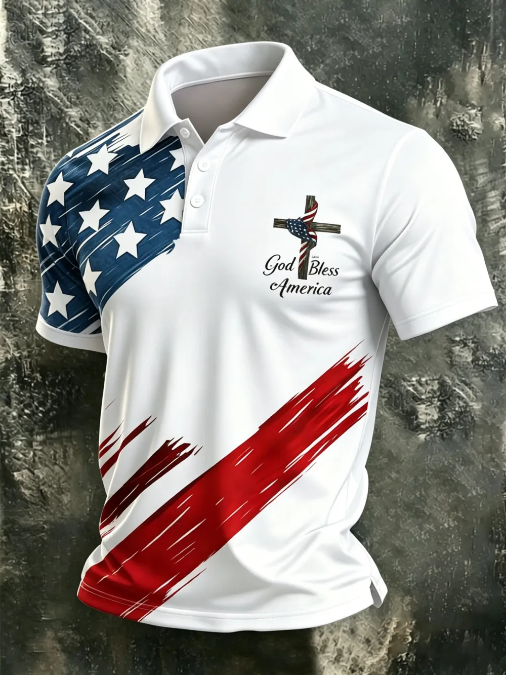 Personalized Printed Polo Shirt For Men'S Casual 250Th Anniversary Celebration Of Independence Day In The United States