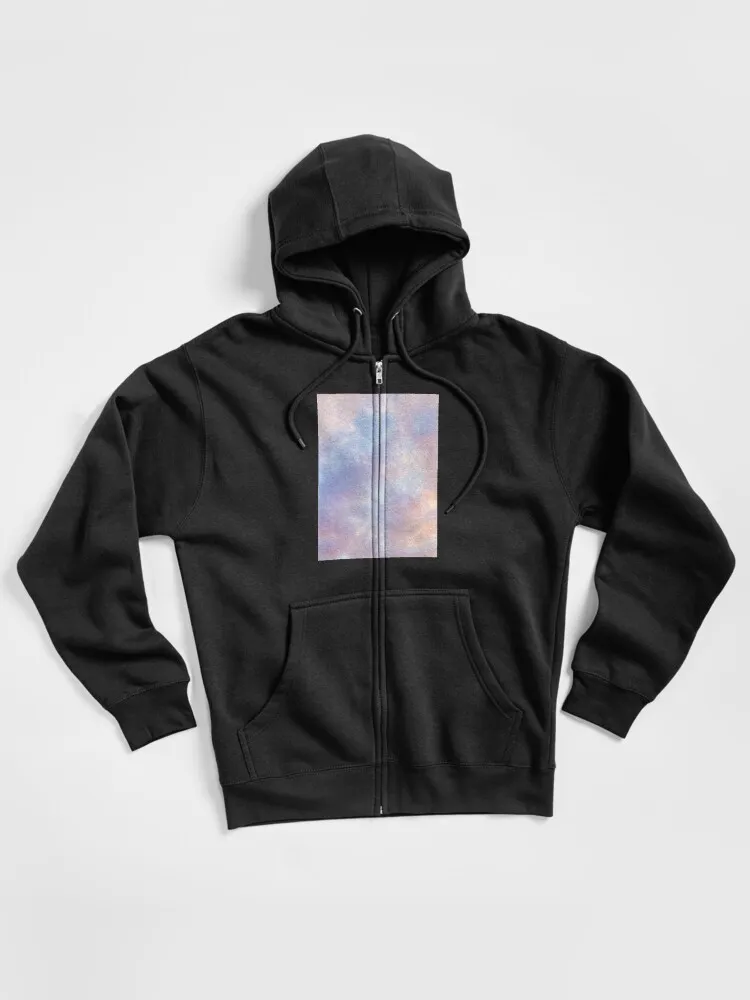 Pink Sky Zipped Hoodie