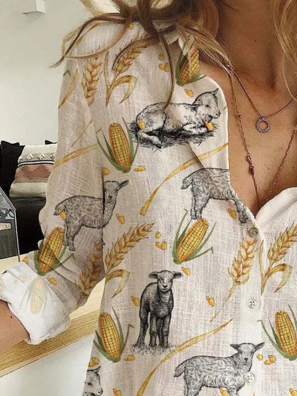 Sheep & Corn Farm Shirt