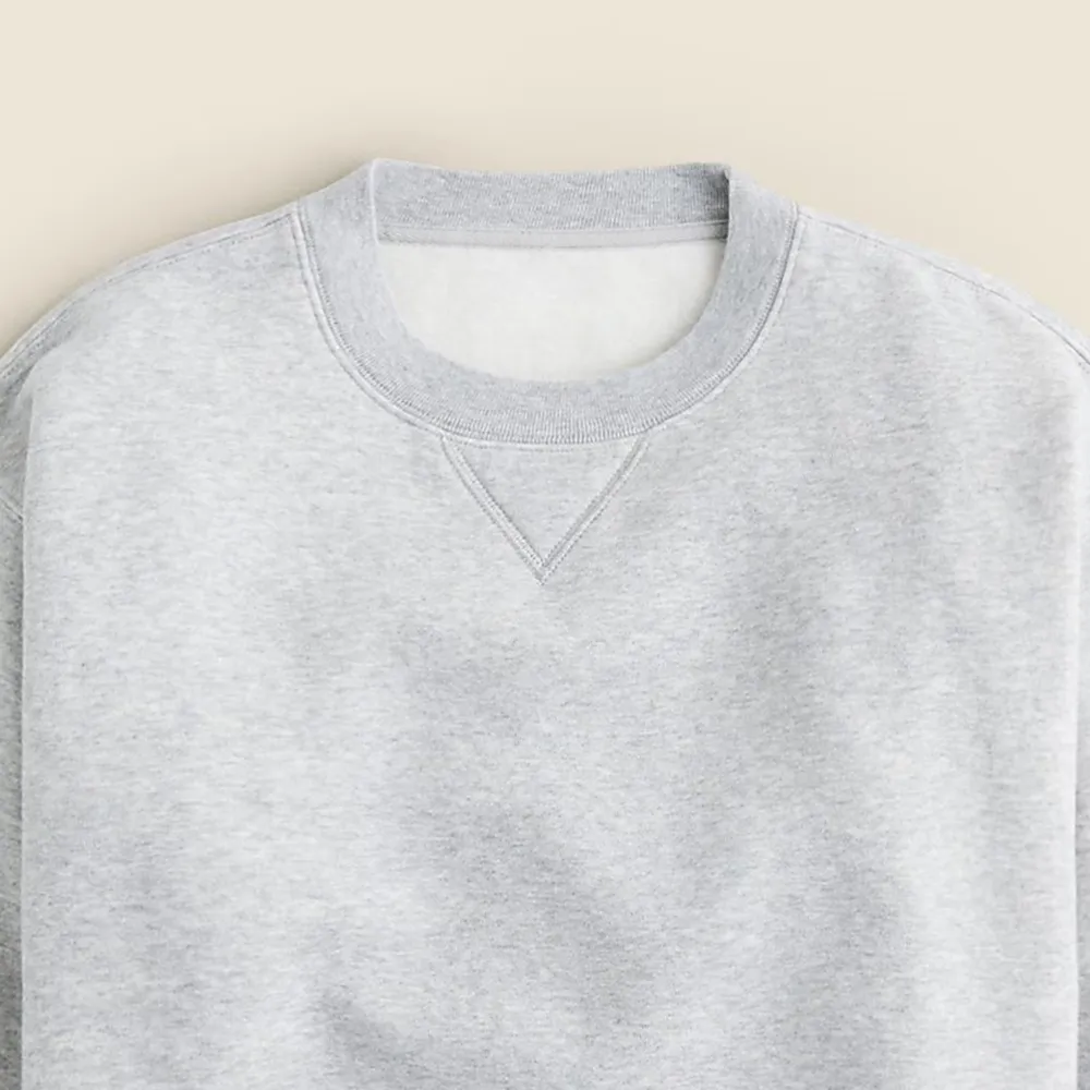 Fleece Oversized Crewneck Sweatshirts