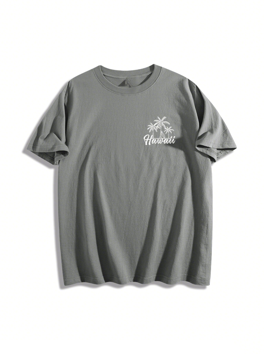 Hawaiian Positive Vibes Graphic T-Shirt