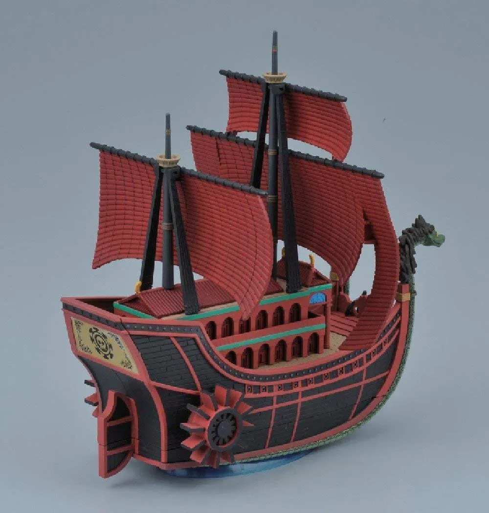 Double Snake Head Pirate Ship Model Toy