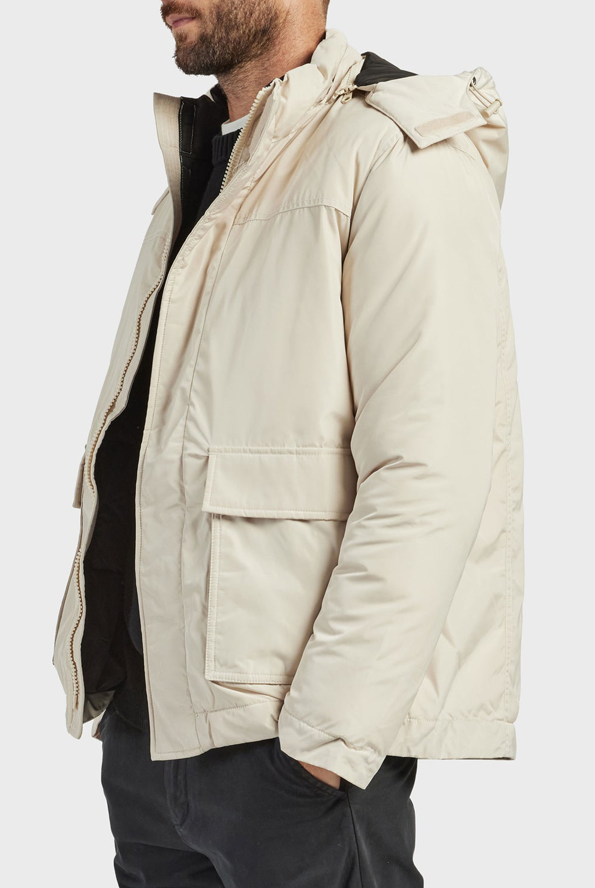 Oregon Puffer Jacket-Macadamia