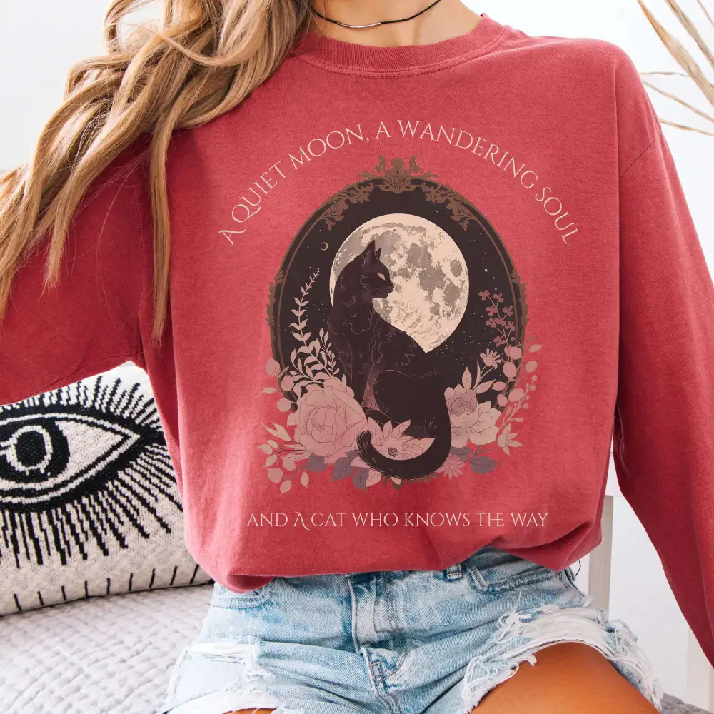 The Cat Who Knows The Way Long Sleeve Tee