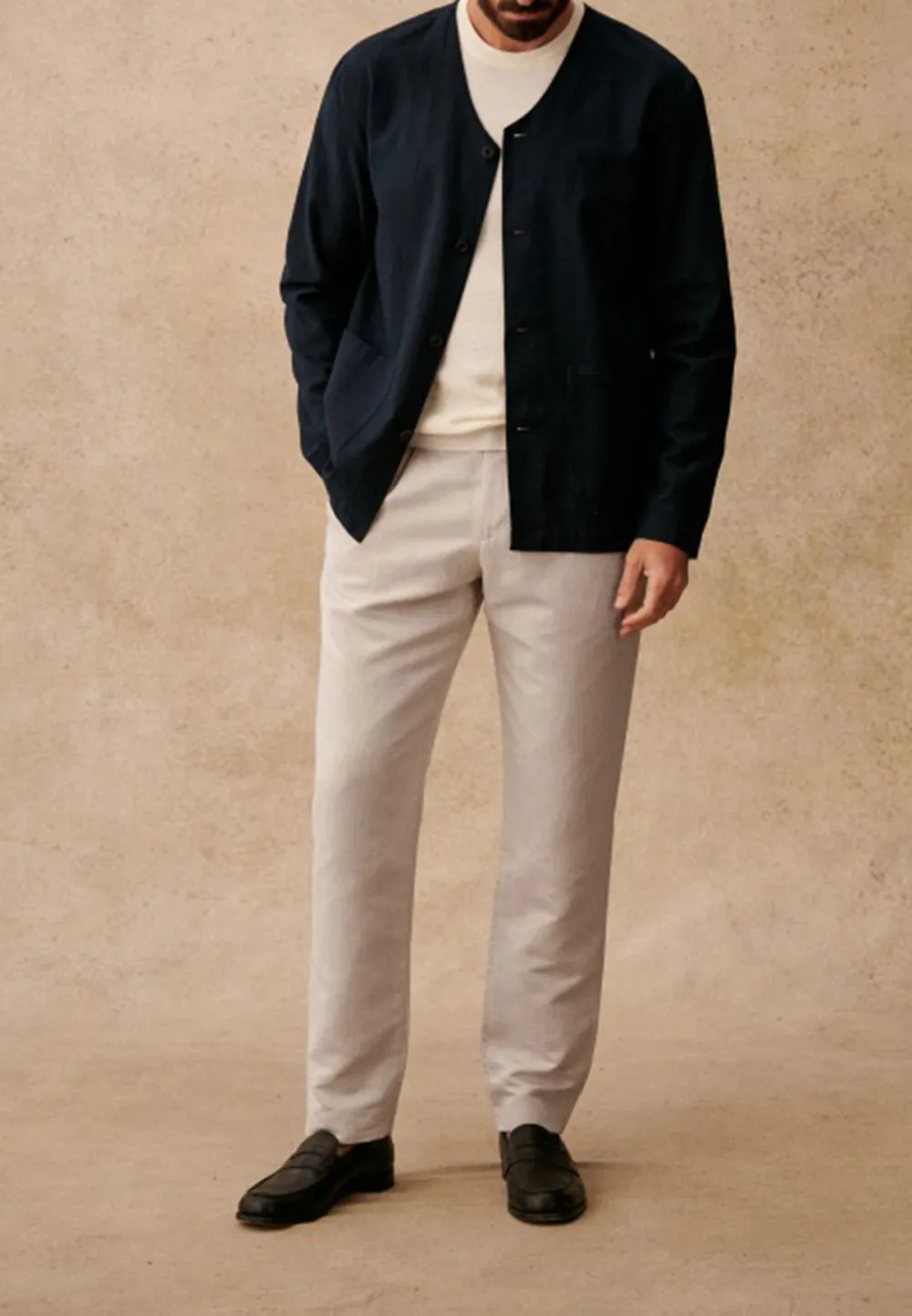  V Neck Jacket