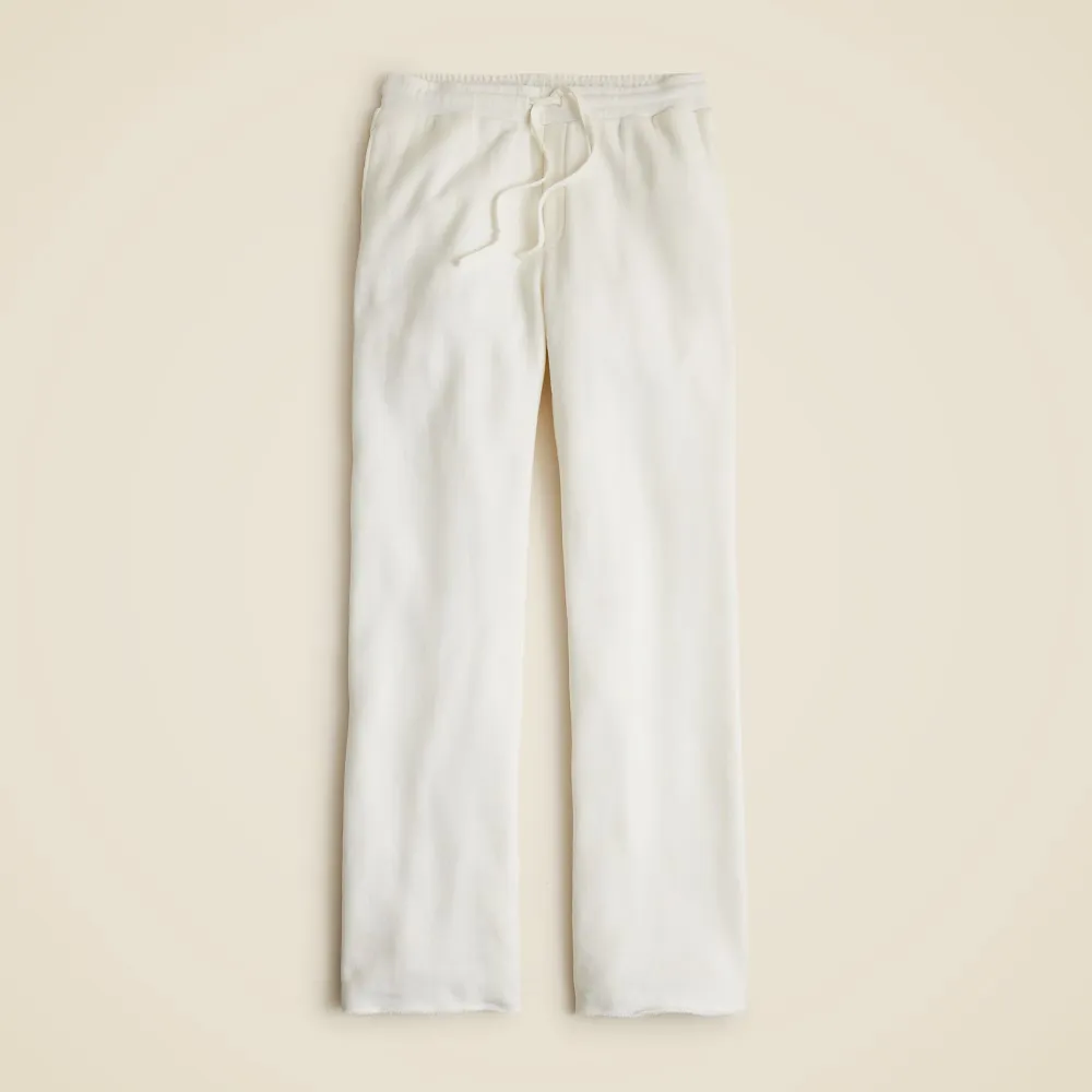 Stretch Terry Wide-Leg Sweatpants