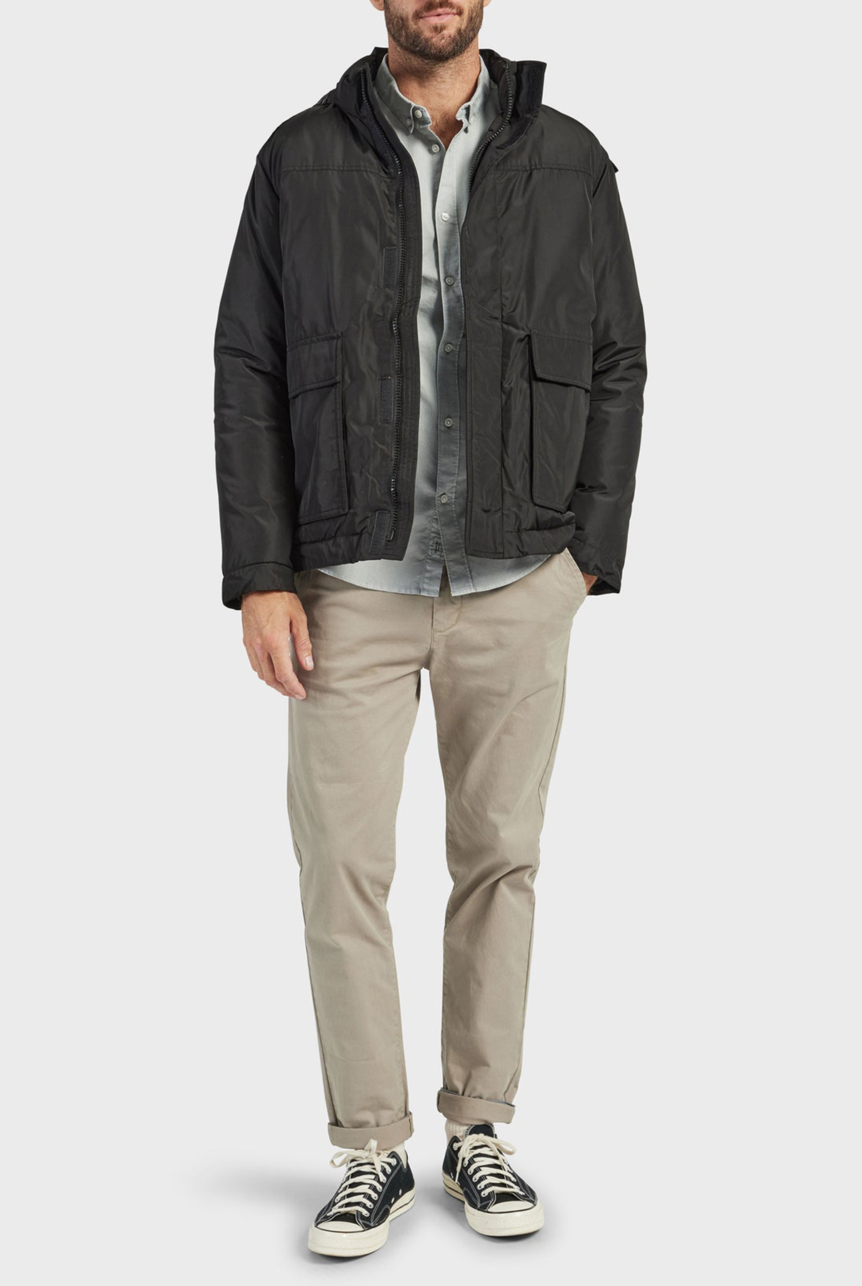 Oregon Puffer Jacket-Macadamia