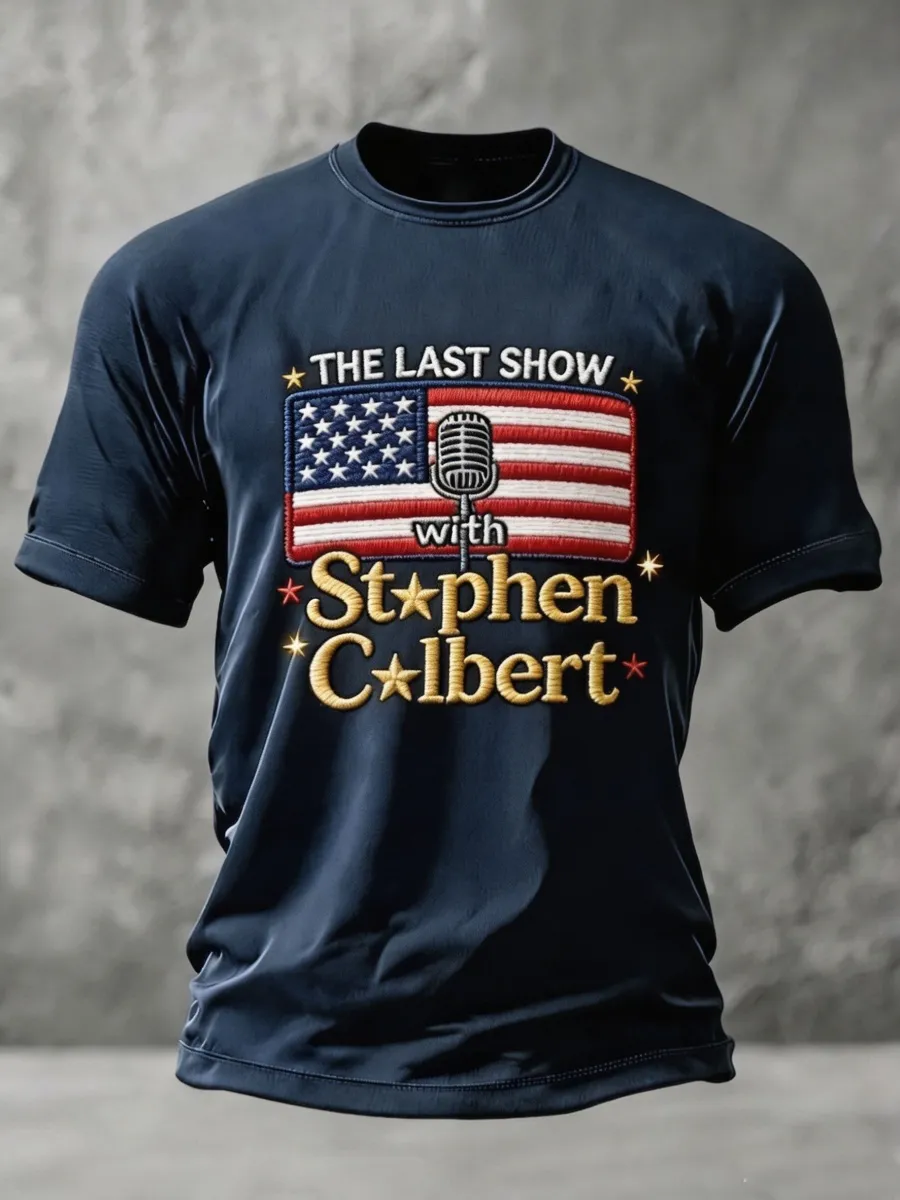 Men's Retro Last Show Lover Art Print T-Shirt