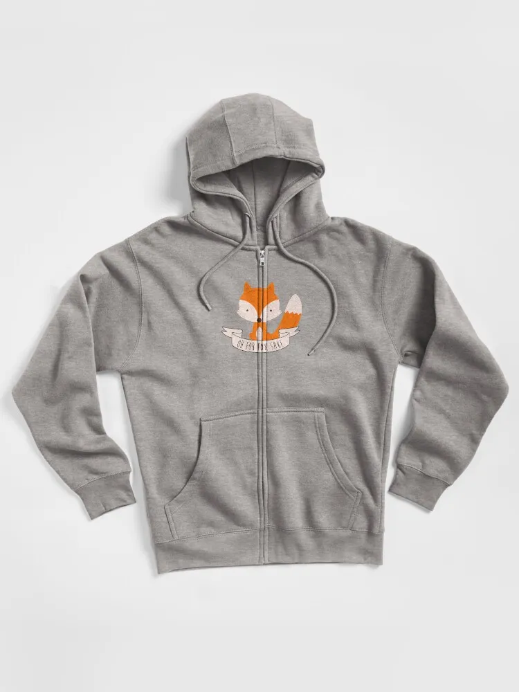 Oh For Fox Sake Zipped Hoodie
