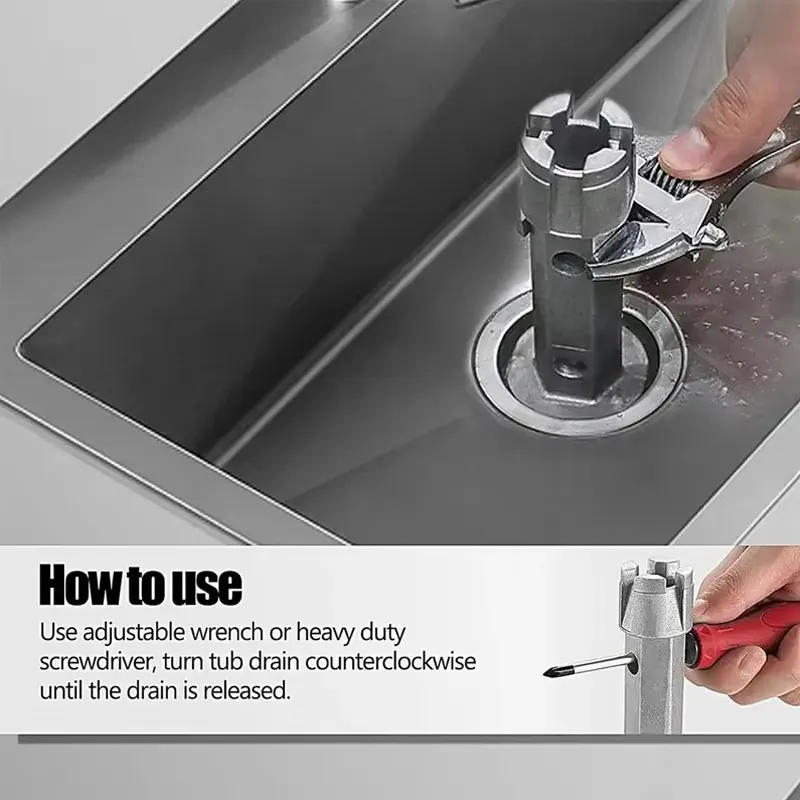 Tub Drain Remover Wrench