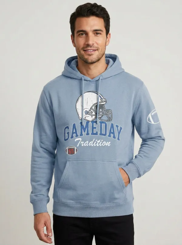 Men's American Football Gameday Helmet Hoodie