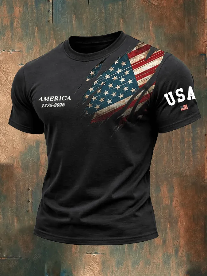 Men'S 250Th Anniversary Of The United States Short-Sleeve T-Shirt