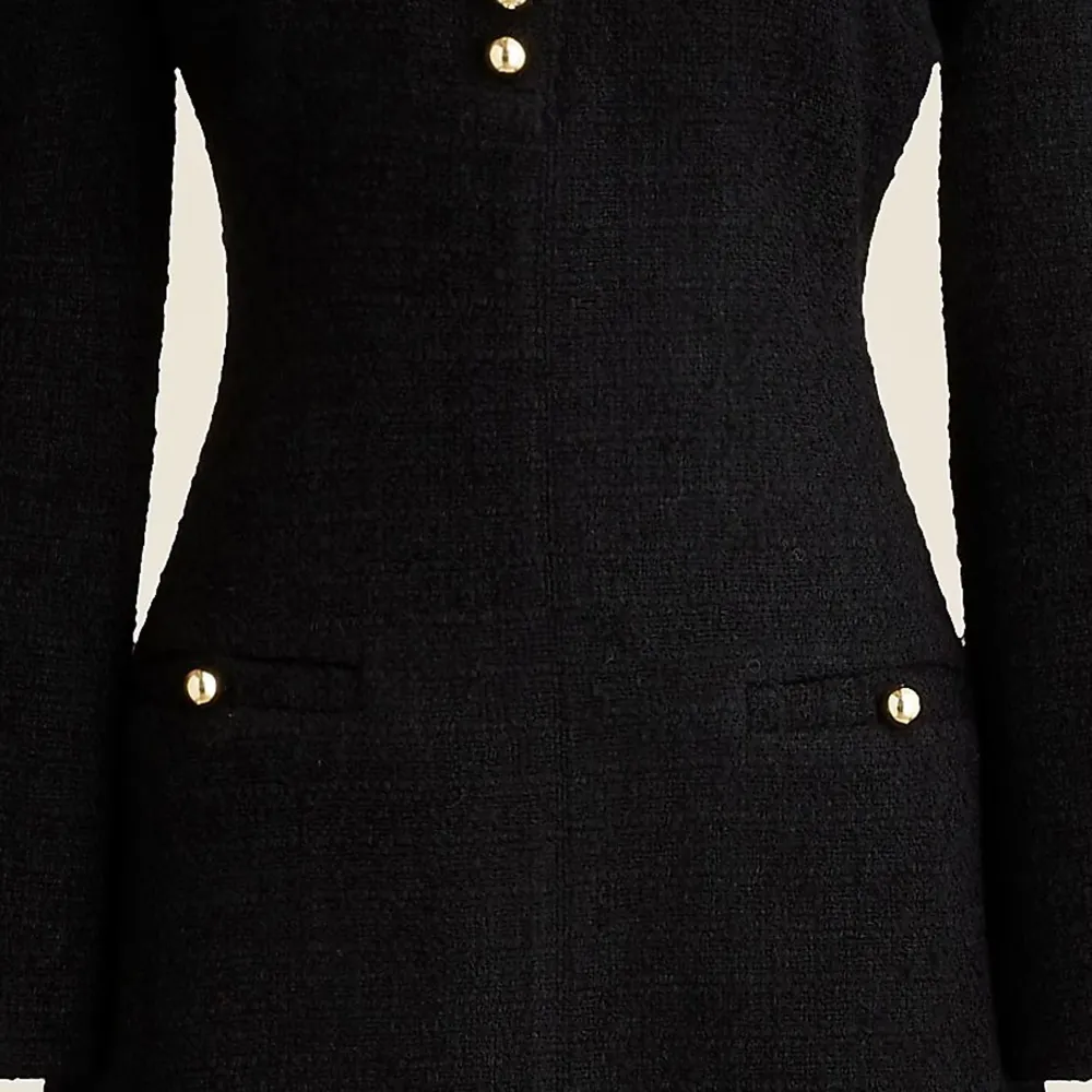 Textured Square Neck Mini Dresses