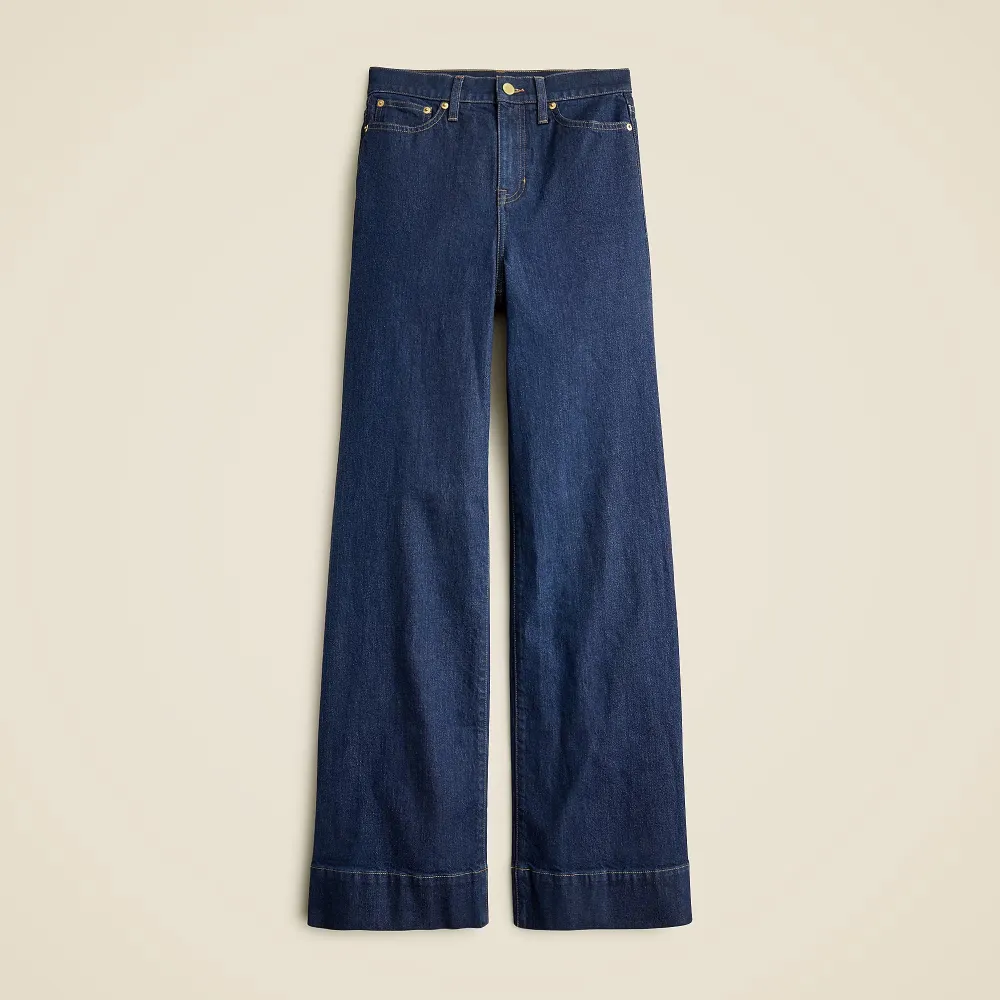 Mid-Waist Denim Semi-Stretch Jeans