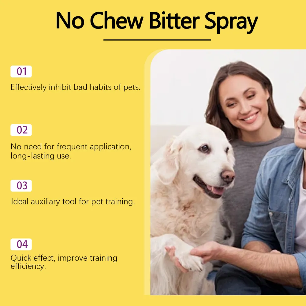 Yegbong Pet Anti-Chewing Spray: Pet Dog Indoor anti-biting and Scratching Sofa Bitter Spray2 pcs