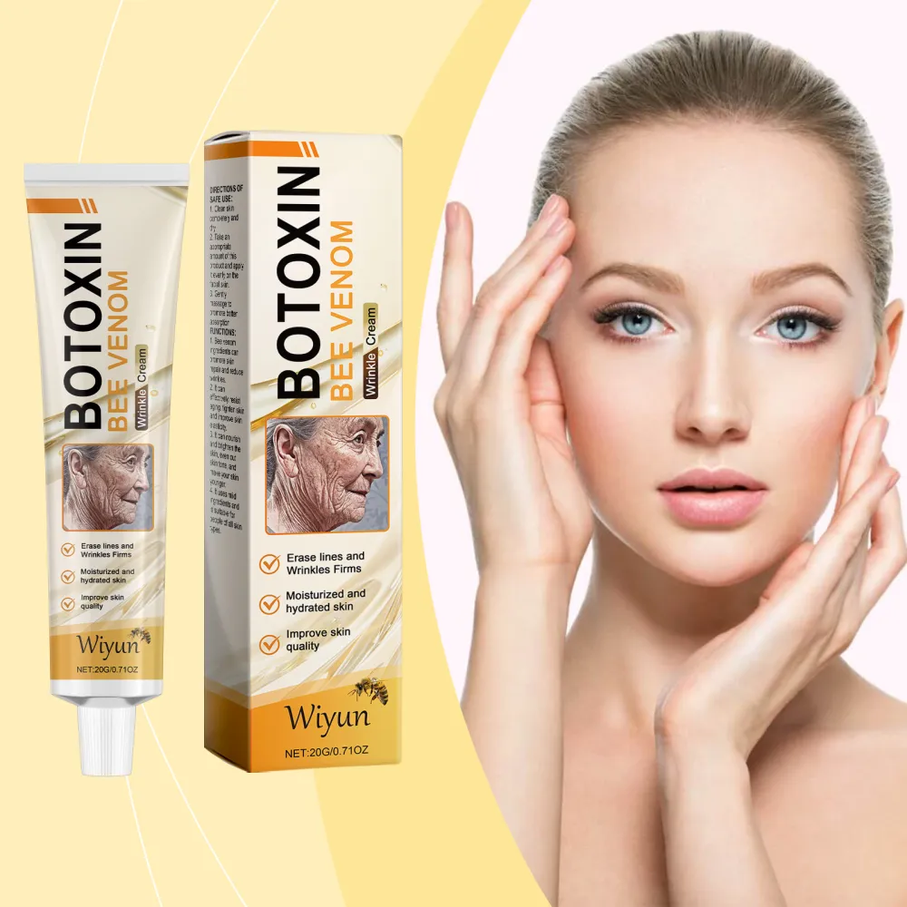Wiyun Bee Venom Skincare Cream – gently nourishes and cares for facial skin, keeping it moisturized, hydrated, soft and tender.