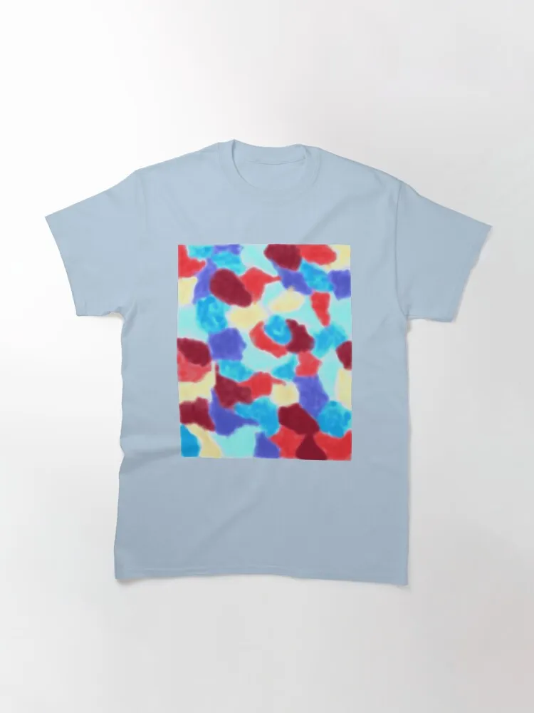 Tye Dye Look Multi Color Classic T-Shirt