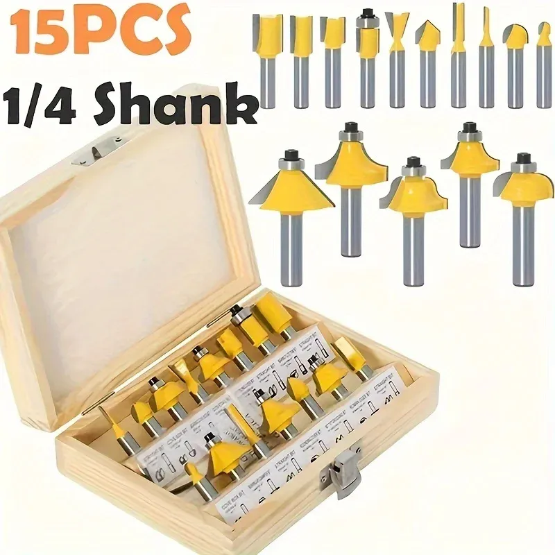 DIY Woodworking Router Bit Set