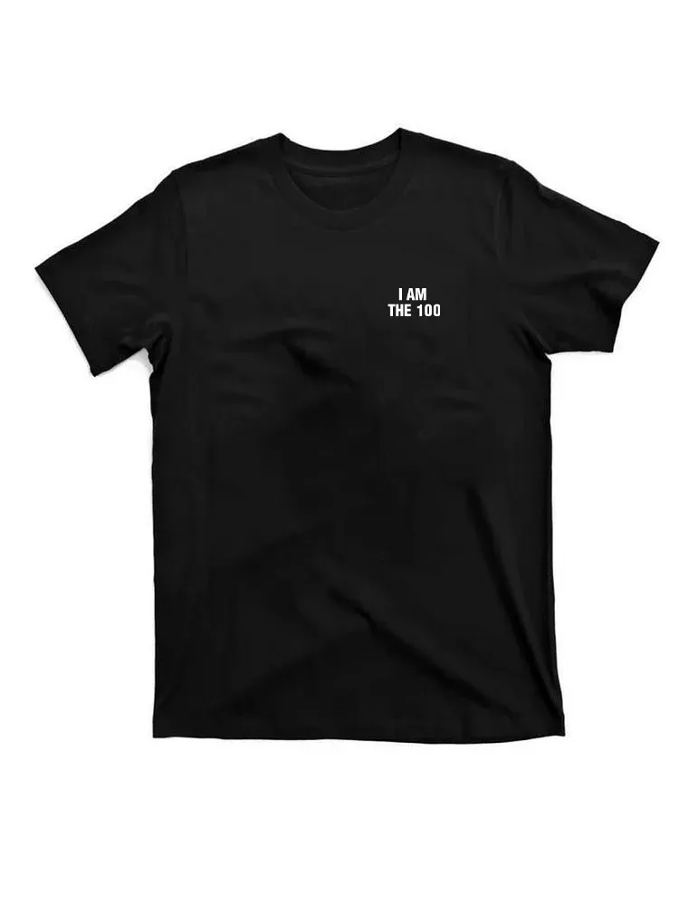 I Am The 100 Black Tee