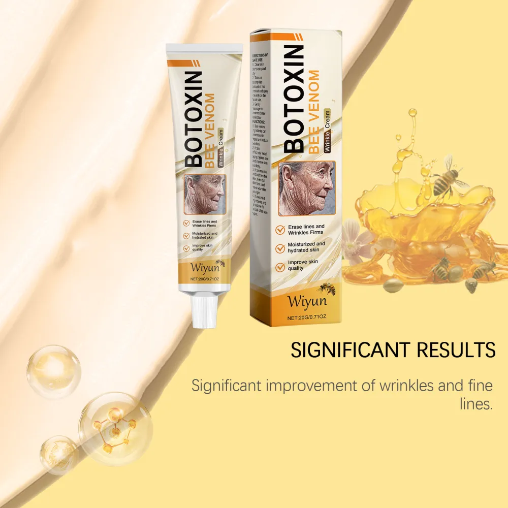 Wiyun Bee Venom Skincare Cream – gently nourishes and cares for facial skin, keeping it moisturized, hydrated, soft and tender.