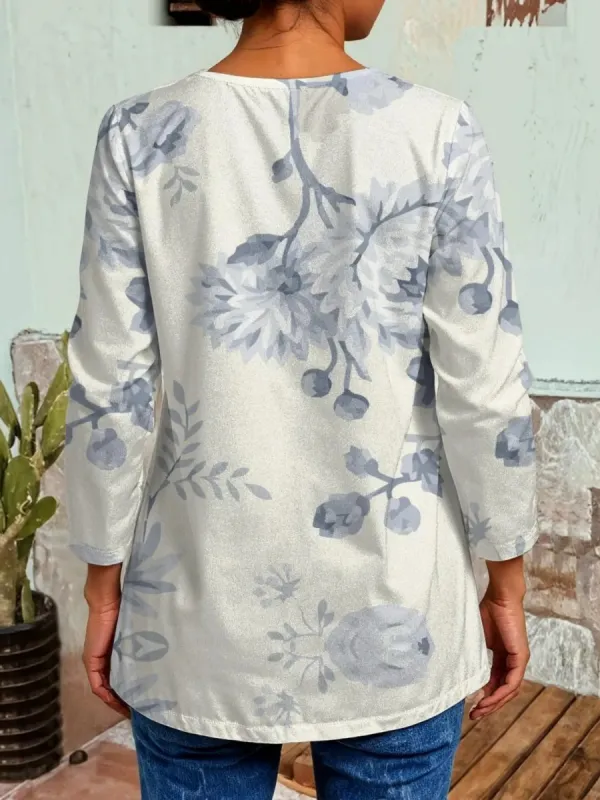 Watercolor Floral Cardigan