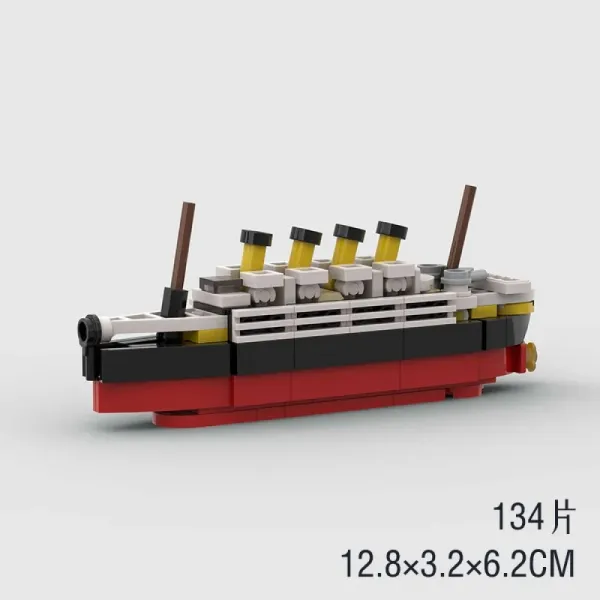 Building Block Toy Boat