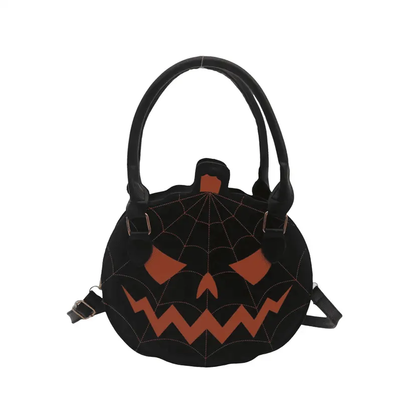 2026 New Halloween Pumpkin Bag Funny Novelty Shoulder & Crossbody Bag for Women