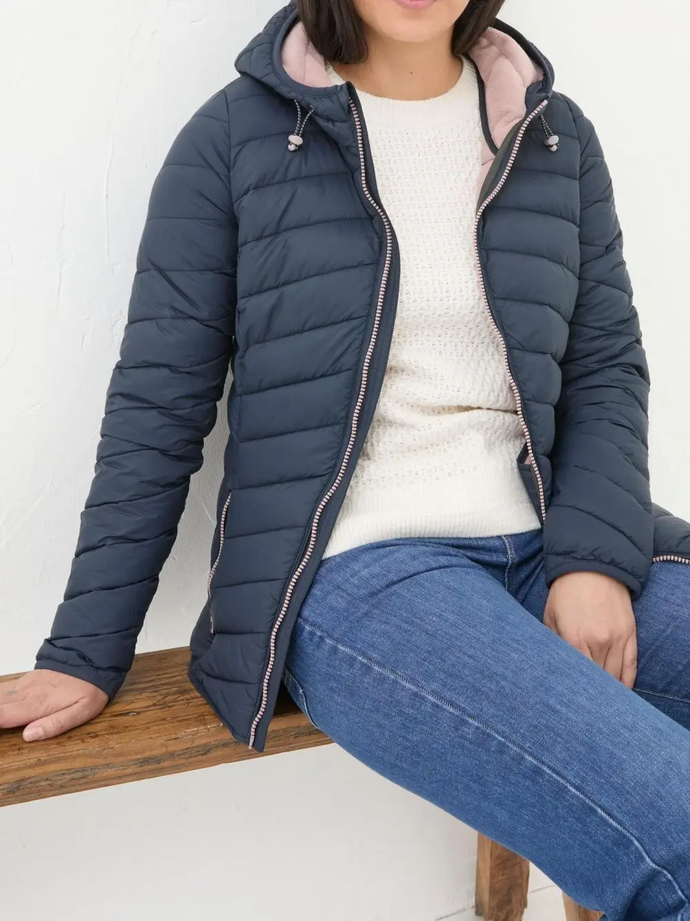 Navy Lightweight Puffer Jacket
