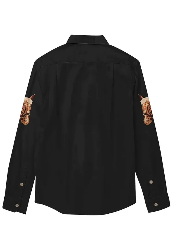 Classic Western Cactus - 100% Cotton Long Sleeves Shirt