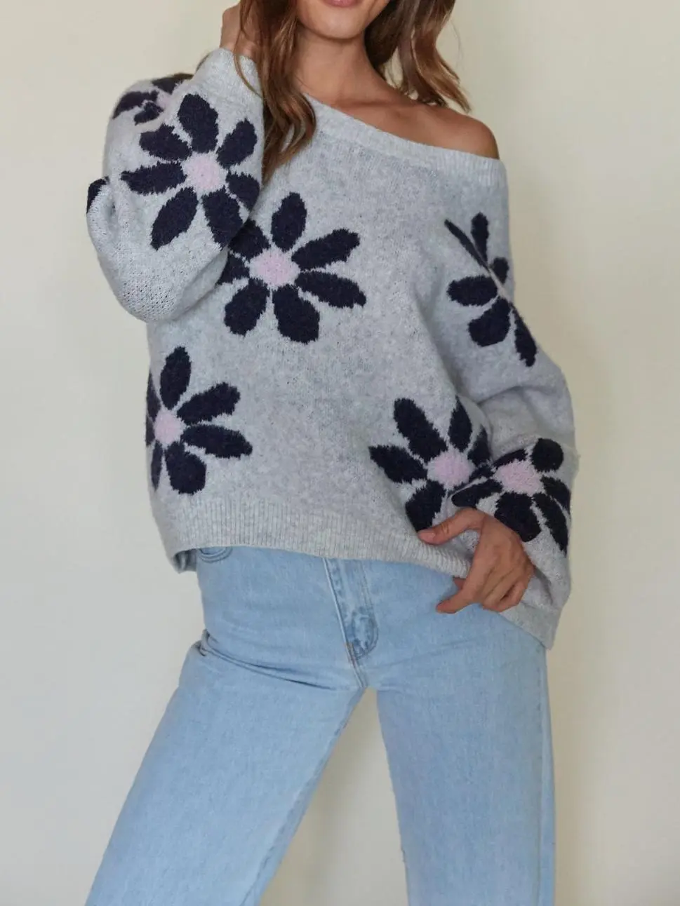 Floral Sweater