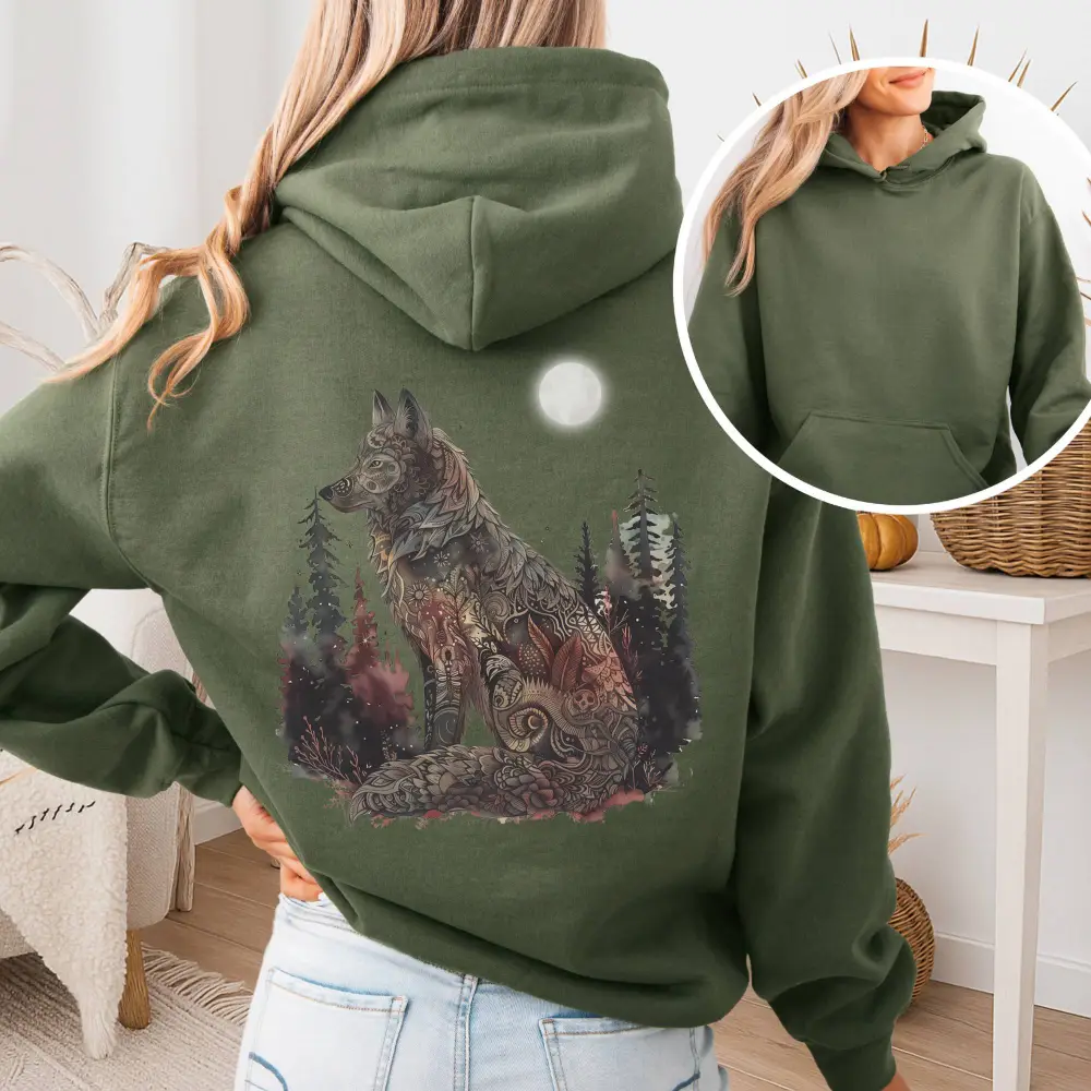 Nightfall Wolf Hoodie