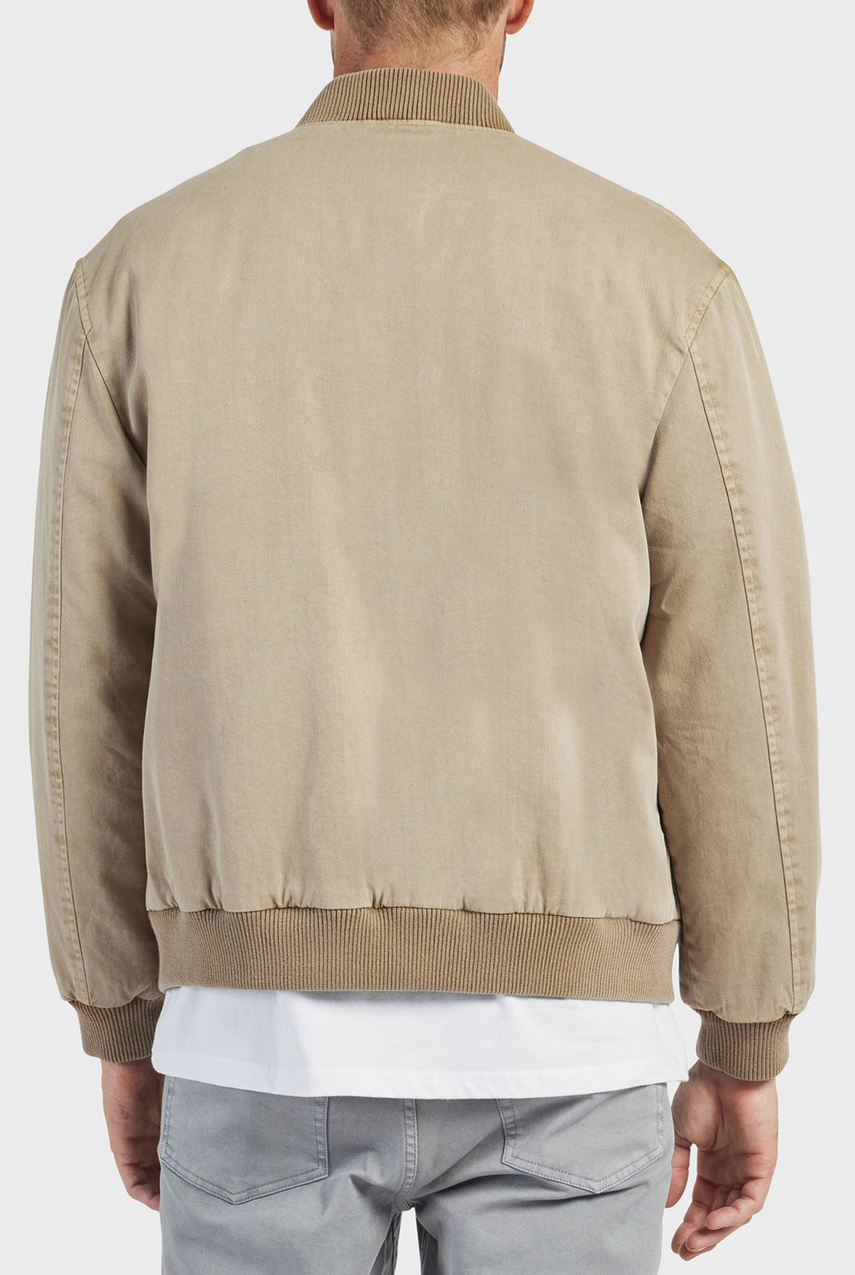 Standard Issue Bomber- Almond tan