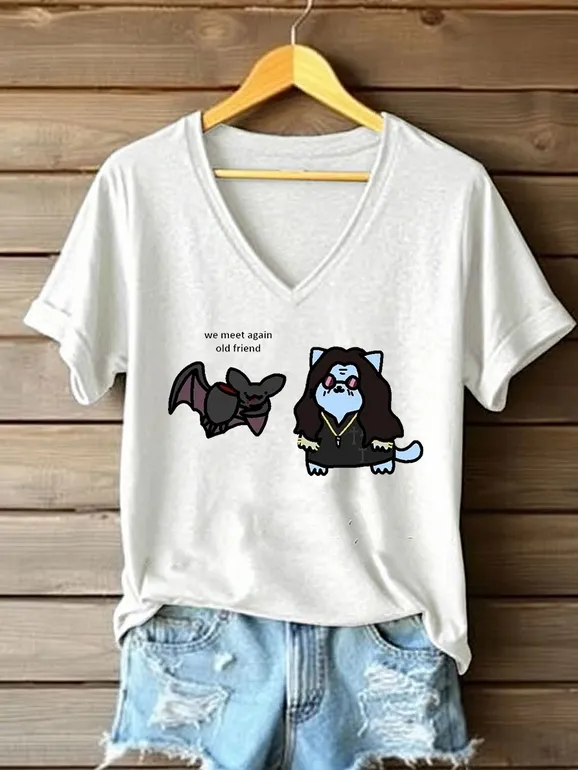 Women'S Prince Of Darkness Printed Casual T-Shirt