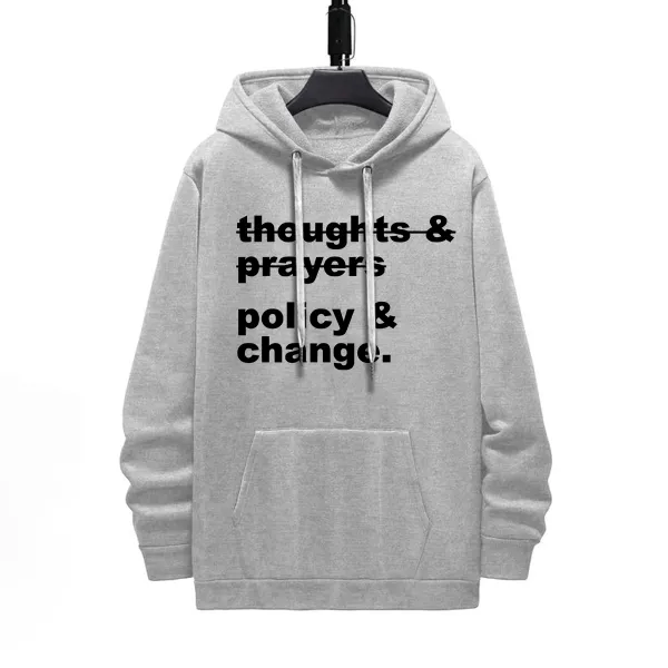 POLICY N CHANGE PATTERN PRINTED HOODIE