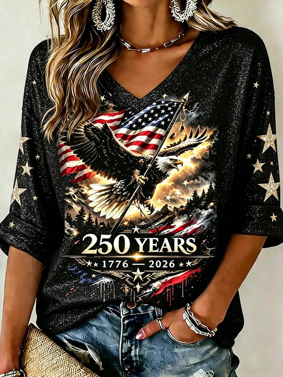 Women's 250th Anniversary Printed Top