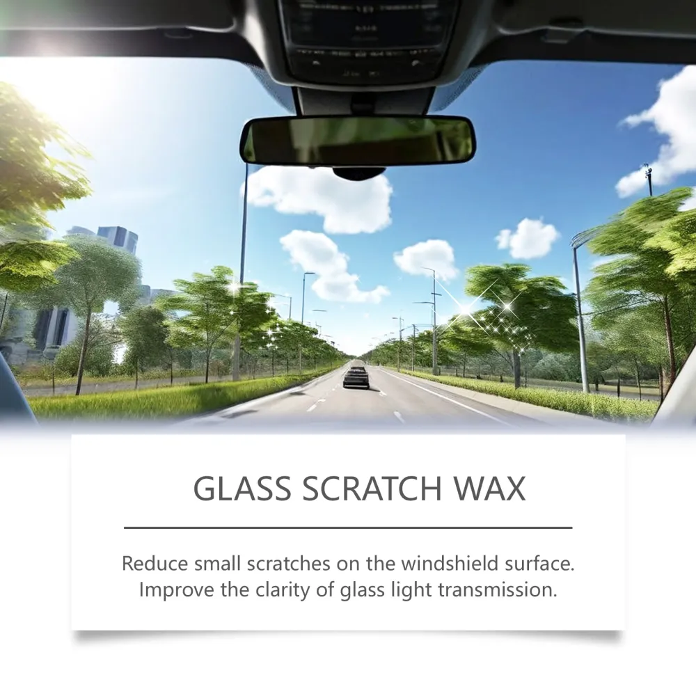 Windshield scratch repair agent